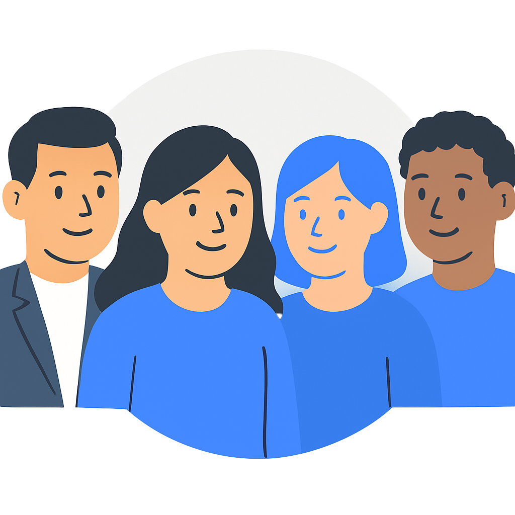 Team ensuring website accessibility